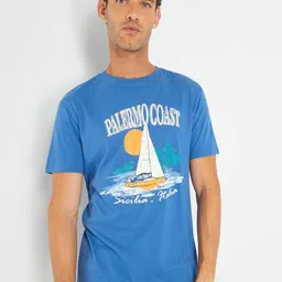 KIABI Graphic Printed Pure Cotton T-shirt-image-61