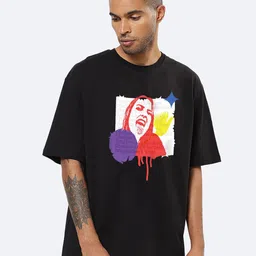 Mad Over Print Men Printed Applique T-shirt-picture-42