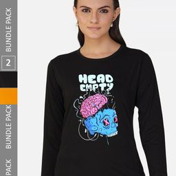 CHOZI Pack Of 2 Graphic Printed Cotton T-Shirt-picture-5
