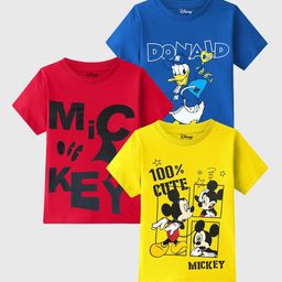 KUCHIPOO Kids Typography 3 Printed Applique T-shirt-38