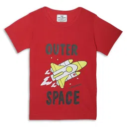 VIMAL JONNEY Kids Printed Applique T-shirt-image-90