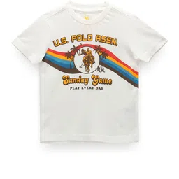 U.S. Polo Assn. Kids Boys Graphic  Printed Cotton T-shirt-picture-54