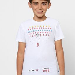 Jack & Jones Junior Boys White & Red Spider-Man Printed T-shirt-image-49