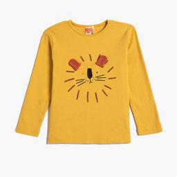 Koton Boys Graphic Printed Round Neck Regular Fit Cotton T-Shirt-image-53