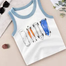 INCLUD Boys Graphic Printed Cotton Hooded Applique T-shirt-image-40