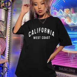 TRENDY RABBIT Women Printed Hooded Applique T-shirt-image-35