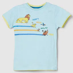 max Boys Graphic Printed Round Neck Cotton T-shirt-picture-54