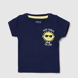 max Boys Printed Printed Round Neck Tshirt-image-38