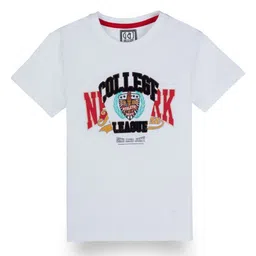 Gini and Jony Boys Printed Applique T-shirt-image-33