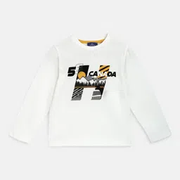 Chicco Boys Typography Printed Cotton T-shirt-image-37