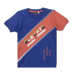 CAVIO Boys Blue Typography Printed T-shirt-image-19
