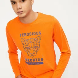 max Boys Graphic Printed Pure Cotton T-shirt-image-54