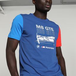 PUMA Motorsport BMW M Car Graphic Printed Cotton T-shirt-image-15