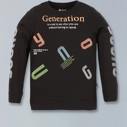 3PIN Boys Typography Printed Round Neck Long Sleeves Cotton Pullover Sweatshirt-picture-15