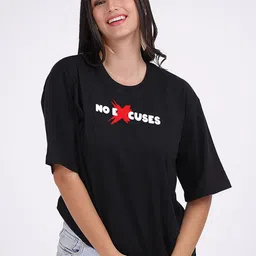 Mad Over Print Typography Printed Oversized Cotton T-shirt-image-82