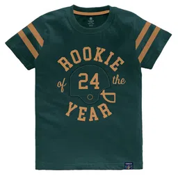 CODEZ Boys Typography Printed Cotton T-shirt-26