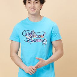 Being Human Typography Printed Round Neck Short Sleeves  T-shirt-image-8