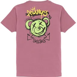 Status Quo Boys Typography Printed Round Neck Short Sleeves Cotton T-shirt-image-91