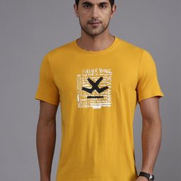 WROGN Typography  Printed Cotton T-shirt-image-77
