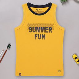 3PIN Boys Typography Printed Cotton T-shirt-33
