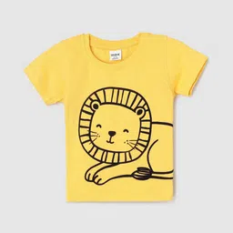 max Infants Boys Graphic Printed Pure Cotton T-shirt-64