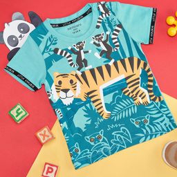 Pantaloons Baby Boys Floral Printed Pure Cotton T-shirt-image-56