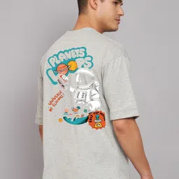 Imsa Moda Graphic Printed Cotton T-shirt-image-75