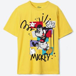 YK Disney Boys Mickey Mouse Printed Applique T-shirt-image-68