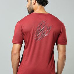 Black Panther Men Round Neck Acti Fit Printed T-shirt-image-51