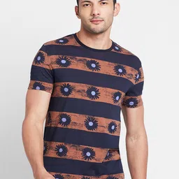 Being Human Striped Round Neck T-shirt-picture-35