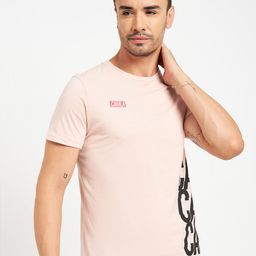CAMLA Typography Printed Cotton T-shirt-image-50