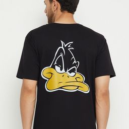 Wear Your Mind Donald Duck Printed Regular Fit Pure Cotton T-shirt-picture-2