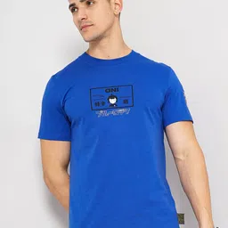 Celio Typography Printed Cotton T-shirt-image-9