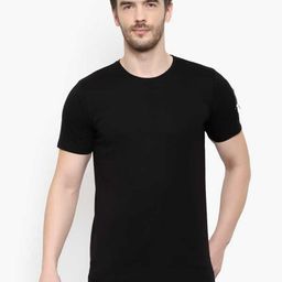 GLITO Round Neck Cotton Knitted T-shirt-image-24