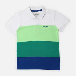 Pepe Jeans Boys Colourblocked Pure Cotton T-shirt-image-88