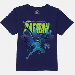 YK Warner Bros Boys Batman Printed Pure Cotton Applique T-shirt-picture-28