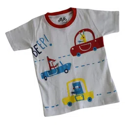 Desi Soota Kids Fun Cars Adventure Printed Pure Cotton T Shirt-image-56