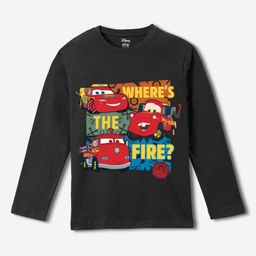 Wear Your Mind Boys Cars Graphic Printed Round Neck Pure Cotton T-shirt-picture-18