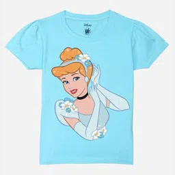 YK Disney Girls Cinderella Printed Pure Cotton T-shirt-picture-12