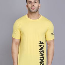 SLOWLORIS Typography Printed Short Sleeves Round Neck Pure Cotton T-shirt-image-73