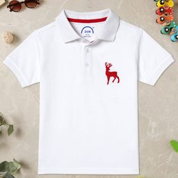 ZION Boys Polo Collar Cotton Bio Finish T-shirt-image-75