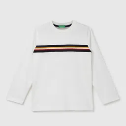 United Colors of Benetton Boys Round Neck Cotton T-Shirt-image-21