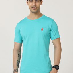 Masculino Latino Round Neck Regular Fit Cotton T-shirt-image-59