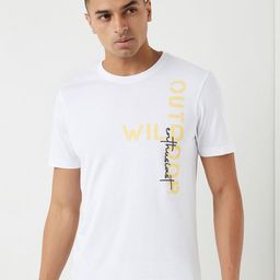 Wildcraft Typography Printed Cotton Anti Odour T-shirt-image-61
