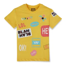 Gini and Jony Boys Printed Cotton T-shirt-image-24