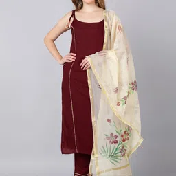 Indi INSIDE Gotta Patti Kurta with Trousers & With Dupatta-picture-29