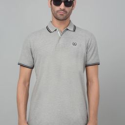 Cantabil Polo Collar Short Sleeves Casual T-shirt-image-94