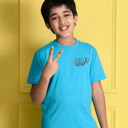 NUSYL Boys Blue T-shirt-image-71