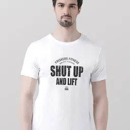 Friskers Men White Typography Printed T-shirt-picture-13