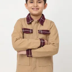 Purple United Kids Boys Cotton Twill Jacket-picture-41